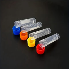 3pcs Plastic Graduated Cryovials Freezing Tubes