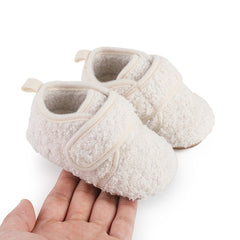Warm Fleece Baby Girls Sneakers Lightweight Non Slip Shoes Indoor Outdoor