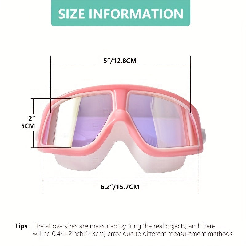 Colorful Electroplated Swimming Goggles Waterproof Anti-fog
