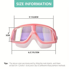 Colorful Electroplated Swimming Goggles Waterproof Anti-fog