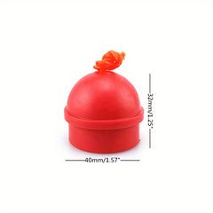 Billiard Rubber Cue Chalk Holder Slip In Cap Pool Chalk Holders