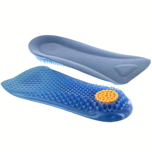 1 Pair Height Increase Gel Insoles For Men and Women, Taller Heel Lift Inserts