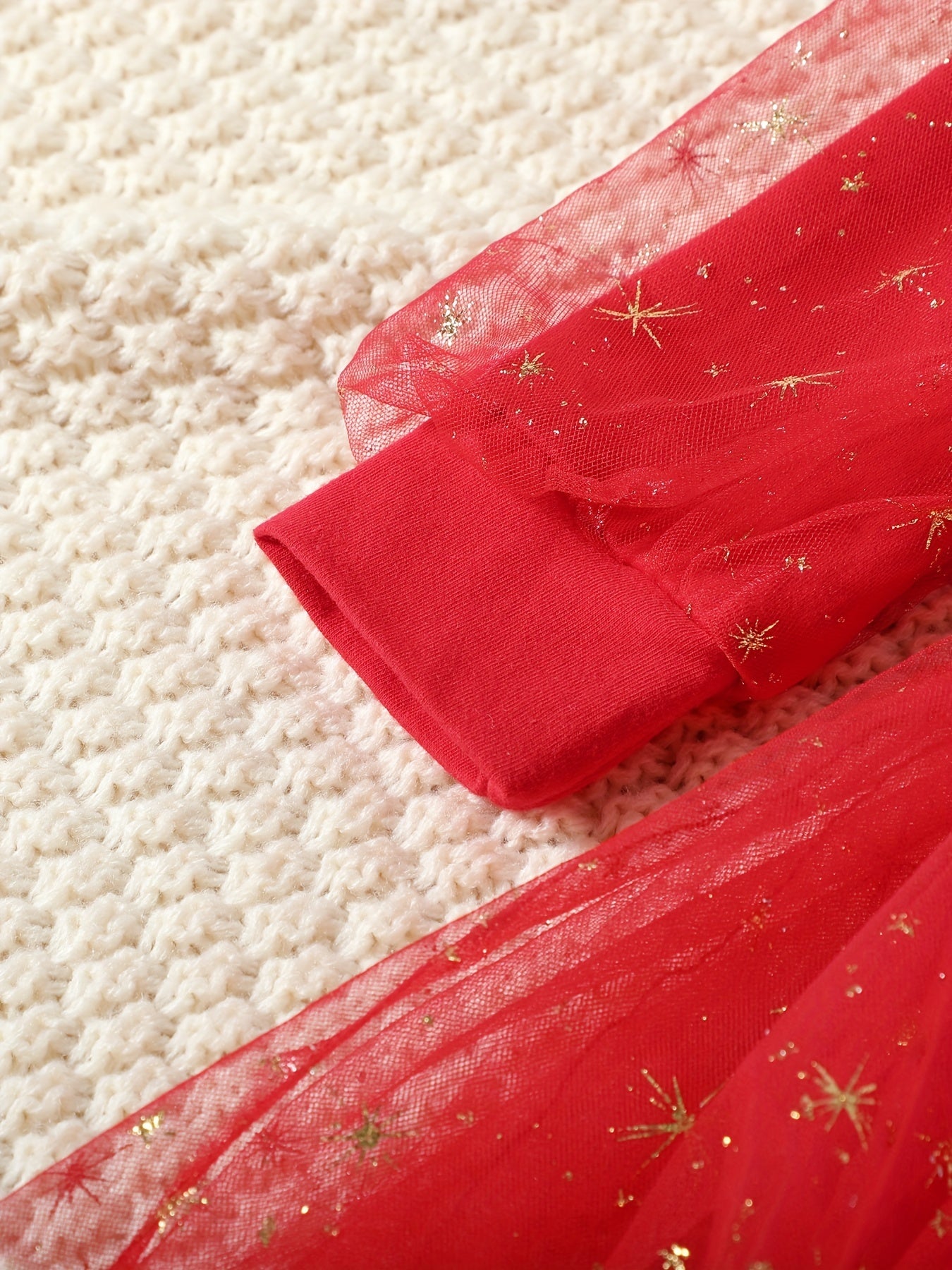 Toddler Baby Girl Christmas Xmas Mesh Dress Holiday Party Dress