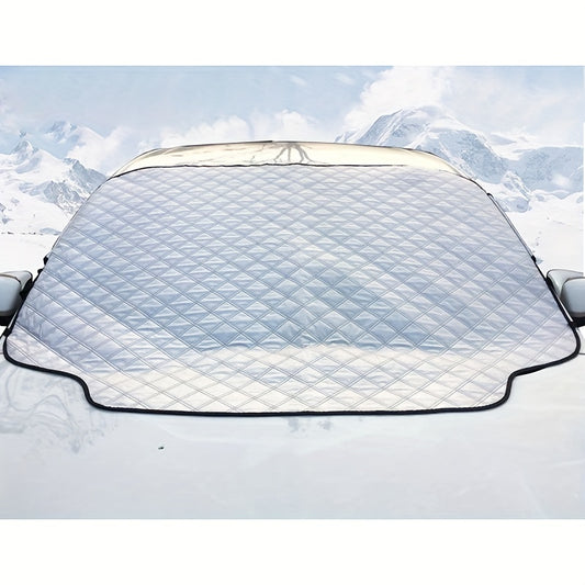 Car Windshield Snow Cover w/ 3 Strong Magnets Enlarged & Thickened Version