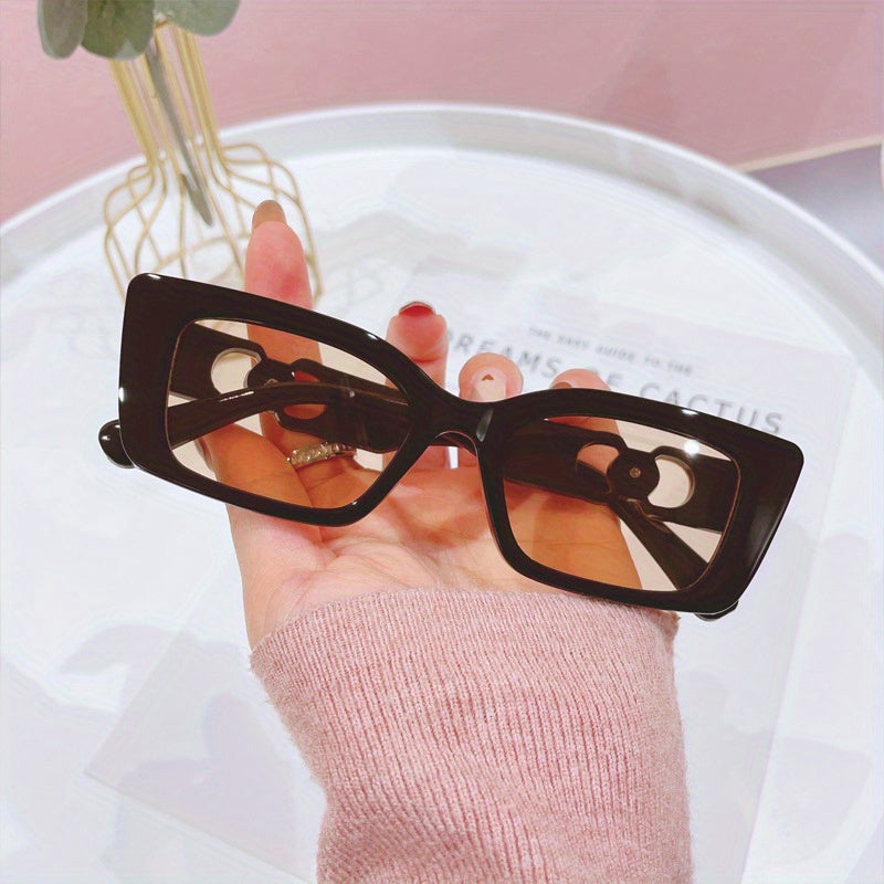 Cat Eye Sunglasses Vintage Rectangle Frame UV400