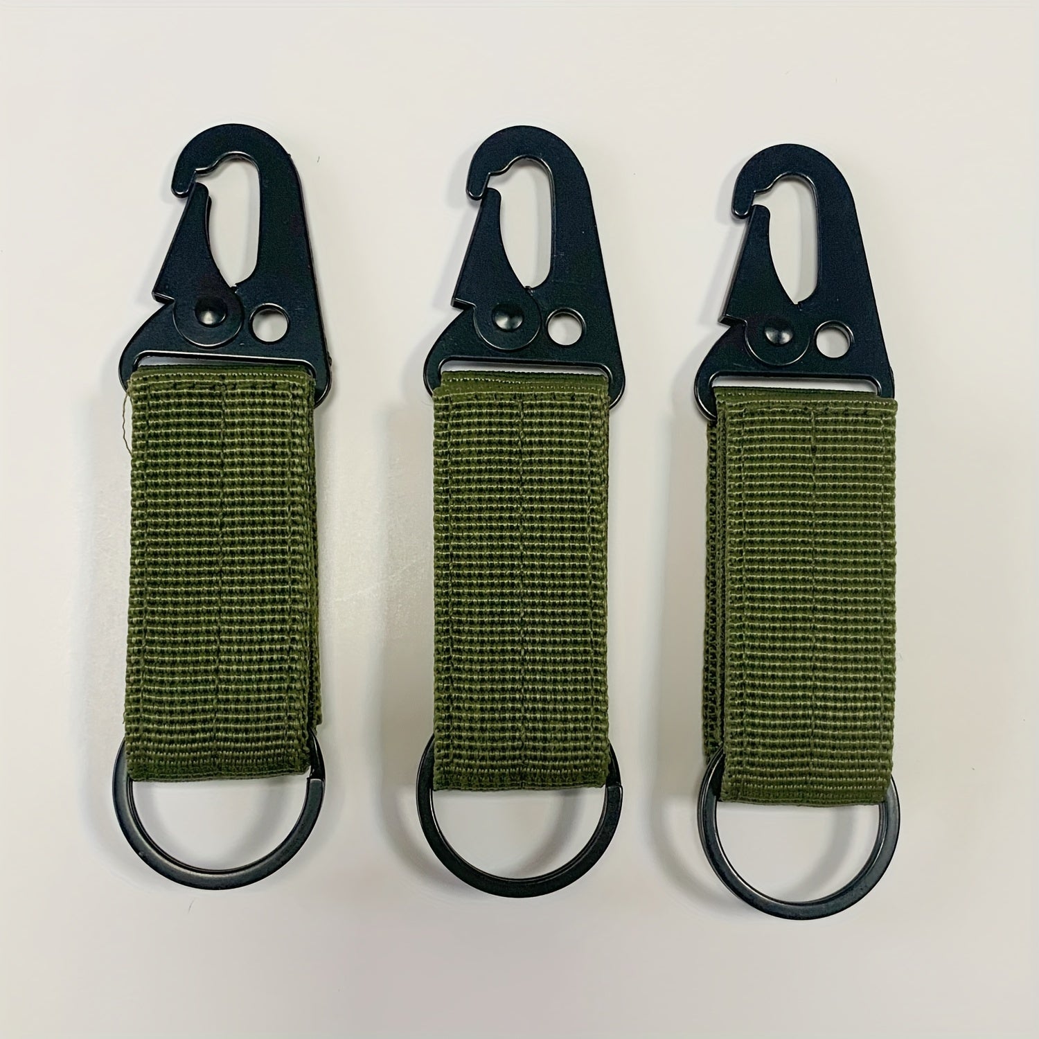 Nylon Webbing Hanging Buckle Eagle Mouth Keychain