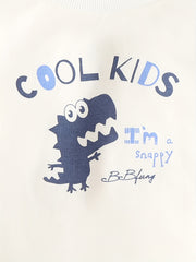Boys Cartoon Print Sweatshirt Pullover Top