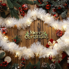 2m Snowflake Fur Stripe Christmas Supplies