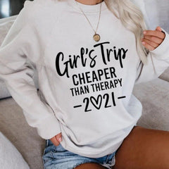 Letter & Number Print Pullover Crew Neck Sweatshirt