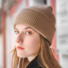 Warm Wool Knitted Beanie Hat Winter