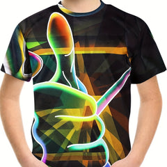 Boy's Thumb Up Graphic T shirt for Summer Outdoor