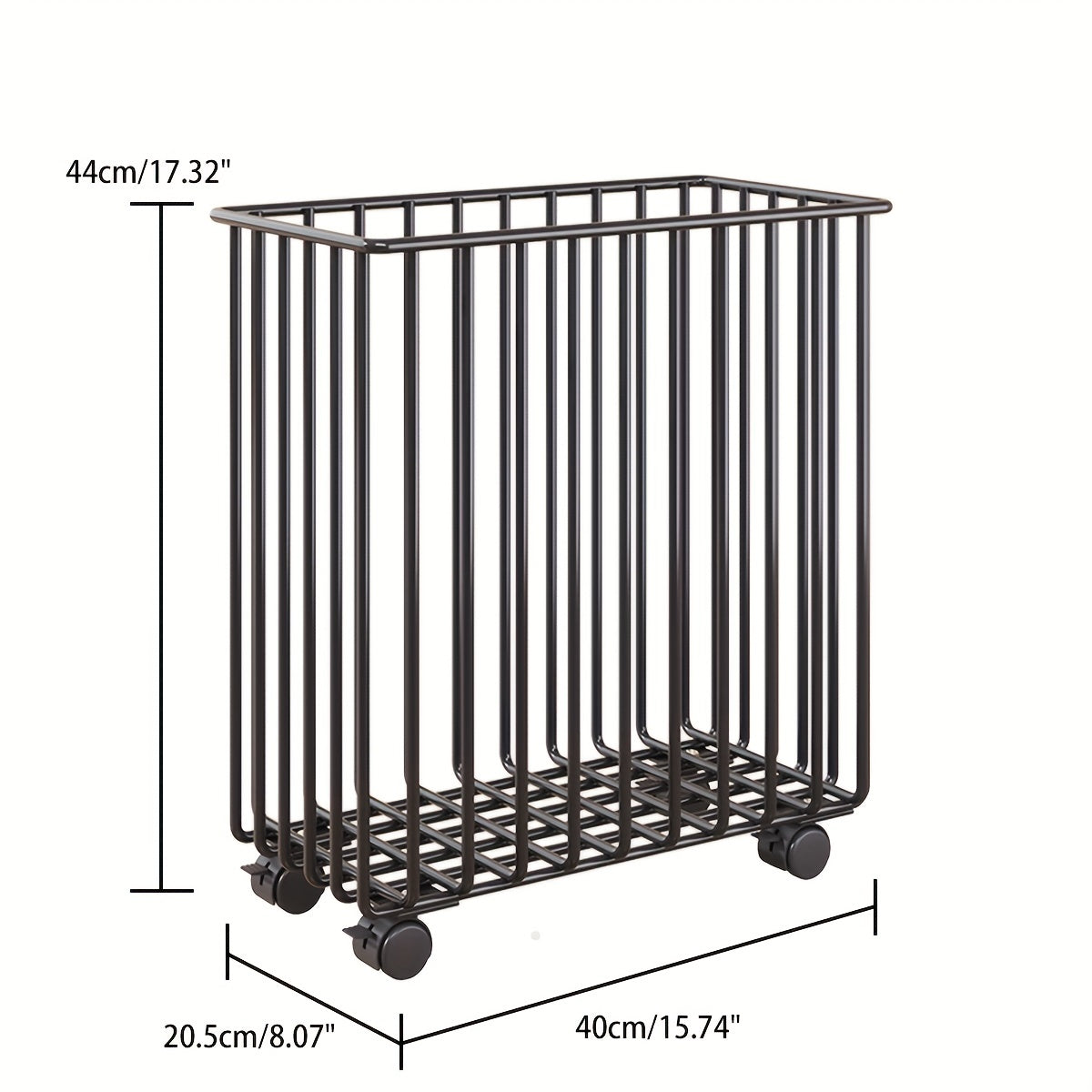 Sports Equipment Storage Rack with Wheels - Organizer for Yoga Mat and Dumbbells