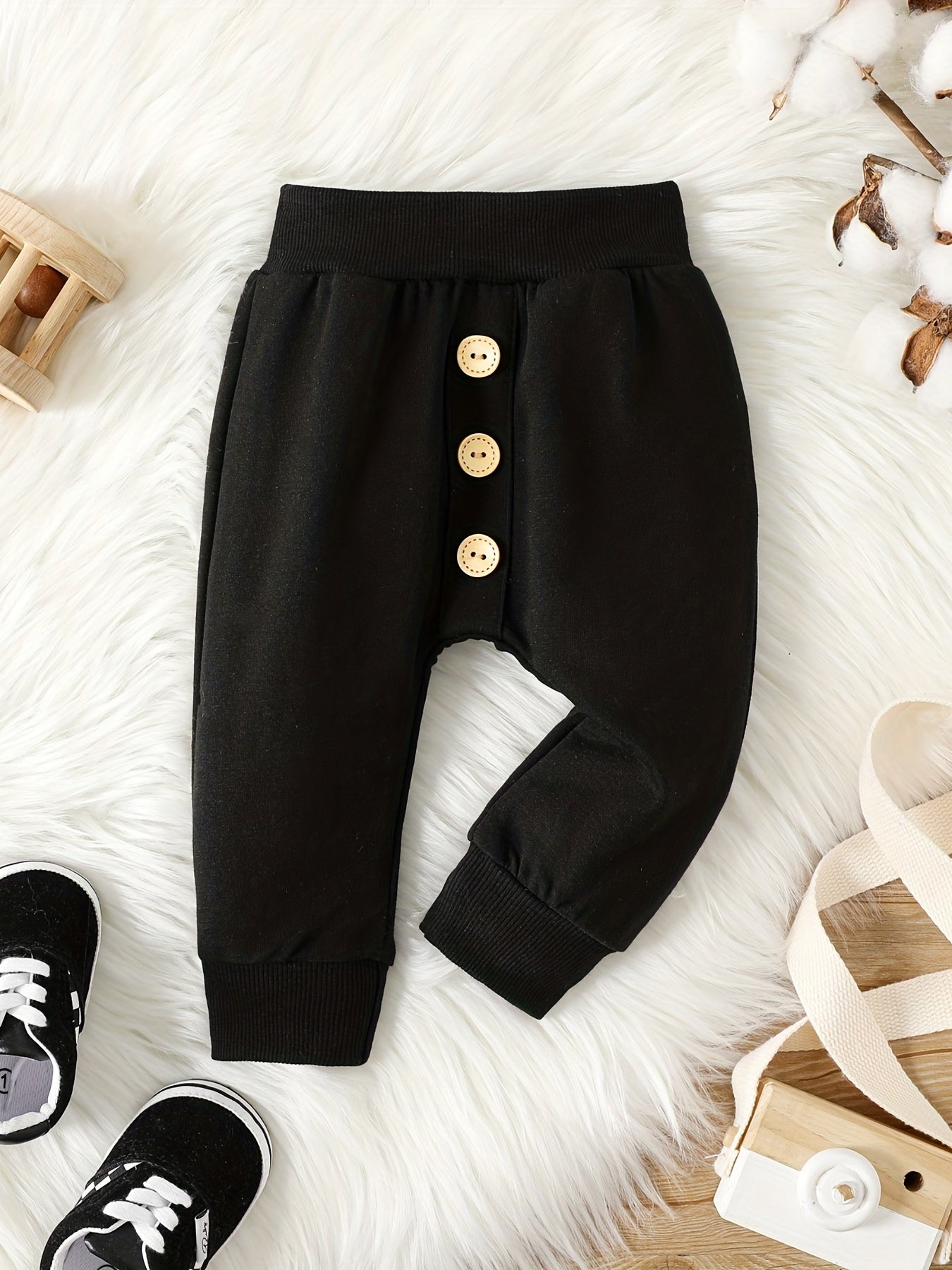 Infant Boys Spring & Autumn Elastic Waist Casual Pants