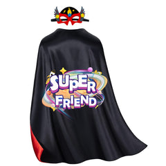 2pcs Set Unisex Cape and Mask for Dress Up hero Toys for Halloween