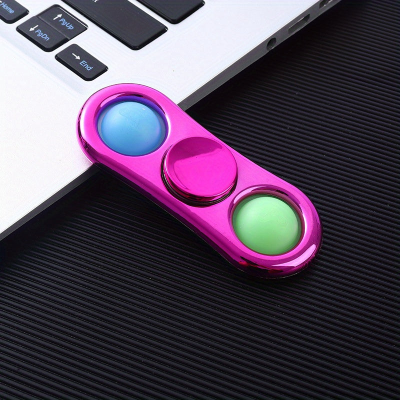 Electroplated Bubble Fun Finger Spinner