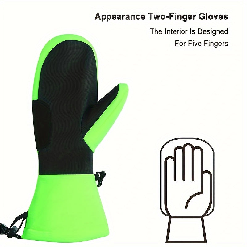 Boys' Skiing Gloves Winter Warm Outdoor Sports Gloves