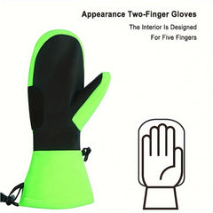 Boys' Skiing Gloves Winter Warm Outdoor Sports Gloves