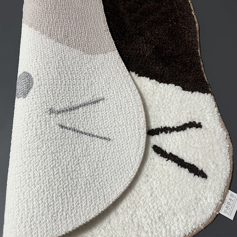 Cat Floor Mat Non-slip Absorbent Quick Drying Foot Mat Bathroom Mat