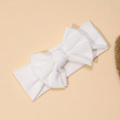 Lace Bow Elastic Headband Wide Hairbands for Baby Girls
