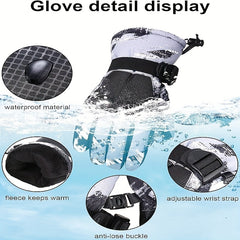 Winter Ski Gloves Waterproof Snow Gloves Warm Touchscreen Sports Gloves