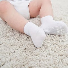 6 Pairs Baby Anti Slip Grip Ankle Socks for Boys Girls Toddlers Infants