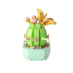 Succulent Cactus Building Blocks Bouquet Puzzle Toy