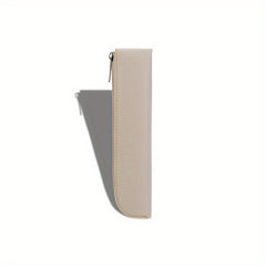 Leather Pencil Case with Zipper