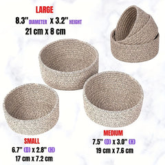 Nordic Cotton Fabric Cosmetics Storage Box Mask Key Basket
