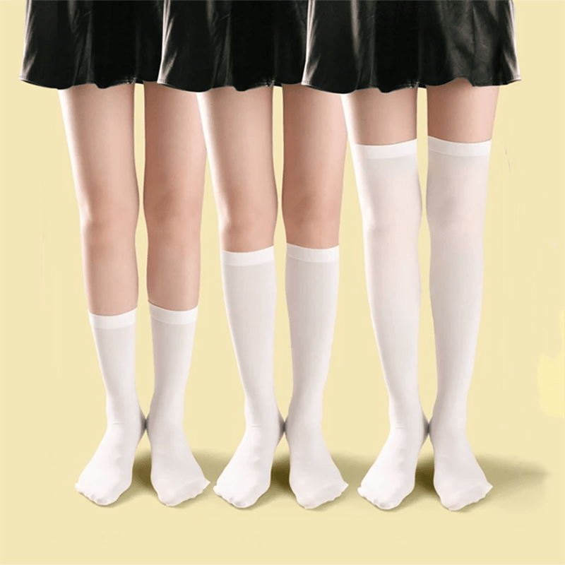 Women's Multisize Mesh Tube Socks Over The Calf Thigh High Stockings