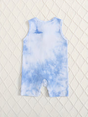 Baby Boy Tie Dye Jumpsuit Sleeveless Onesie