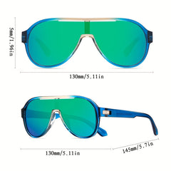 JACIEYU Polarized Aviator Sunglasses TR90 Frame Oval UV400 Sun Glasses