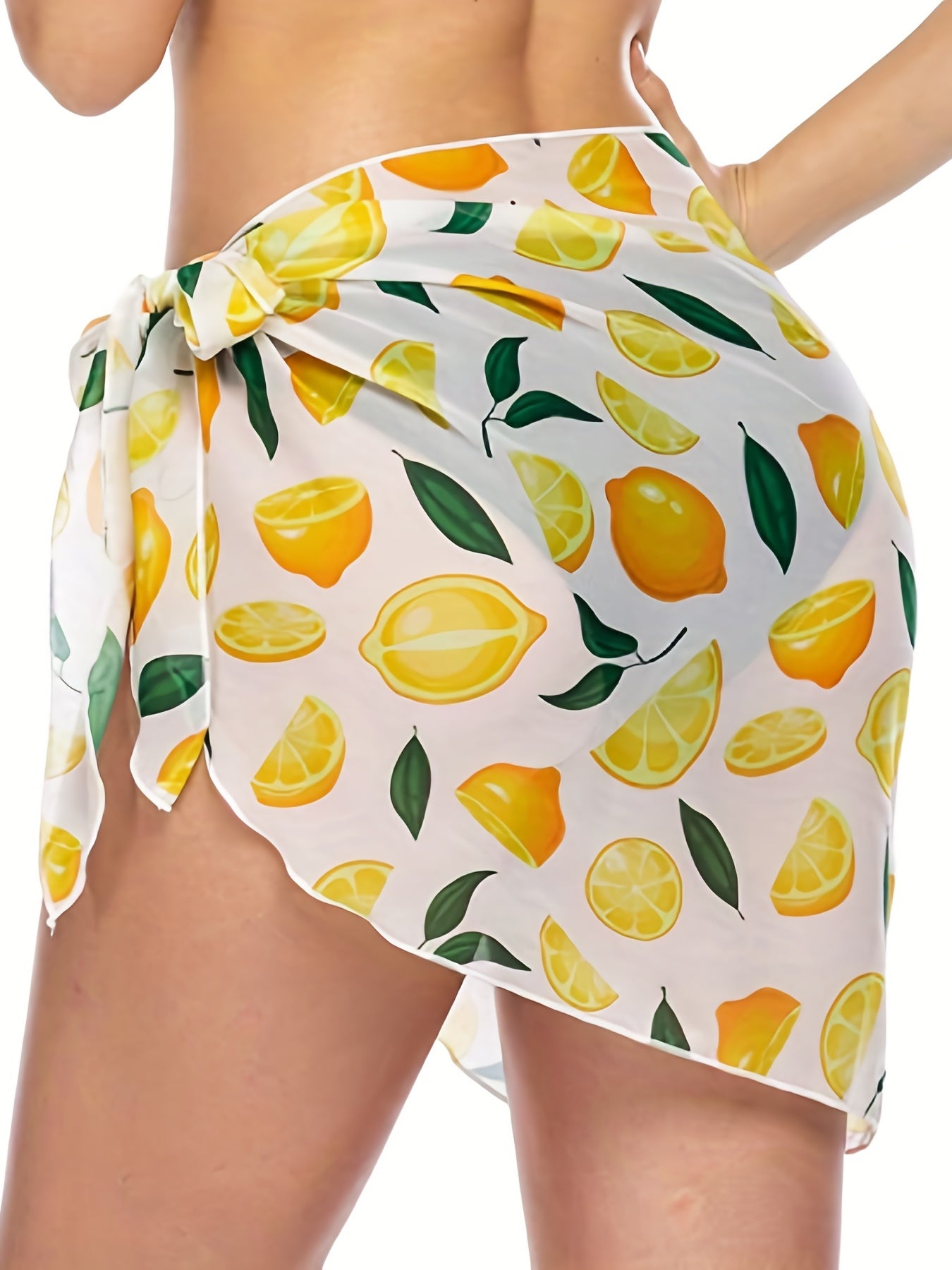 Graphic Print Sarong Skirts for Beach Wear