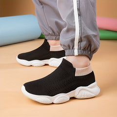 Kids Slip On Sock Shoes Breathable Lightweight Sneakers