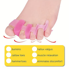 6Pcs Toe Gel Separators For Hammer Toe Foot Care Tool