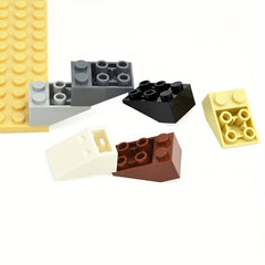Bulk Assembly MOC Building Blocks 3X2 Sloped 25 Front Reverse Block 30pcs