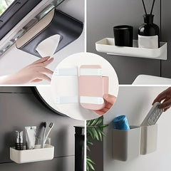 8pcs Seamless Adhesive Buckle Photo Frame Wall Picture Frame High Adhesive Hook