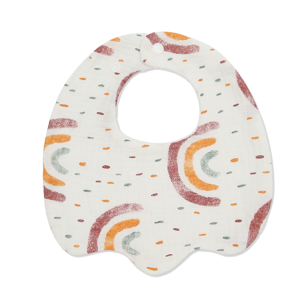 Baby Double Side Towel Printed Bib