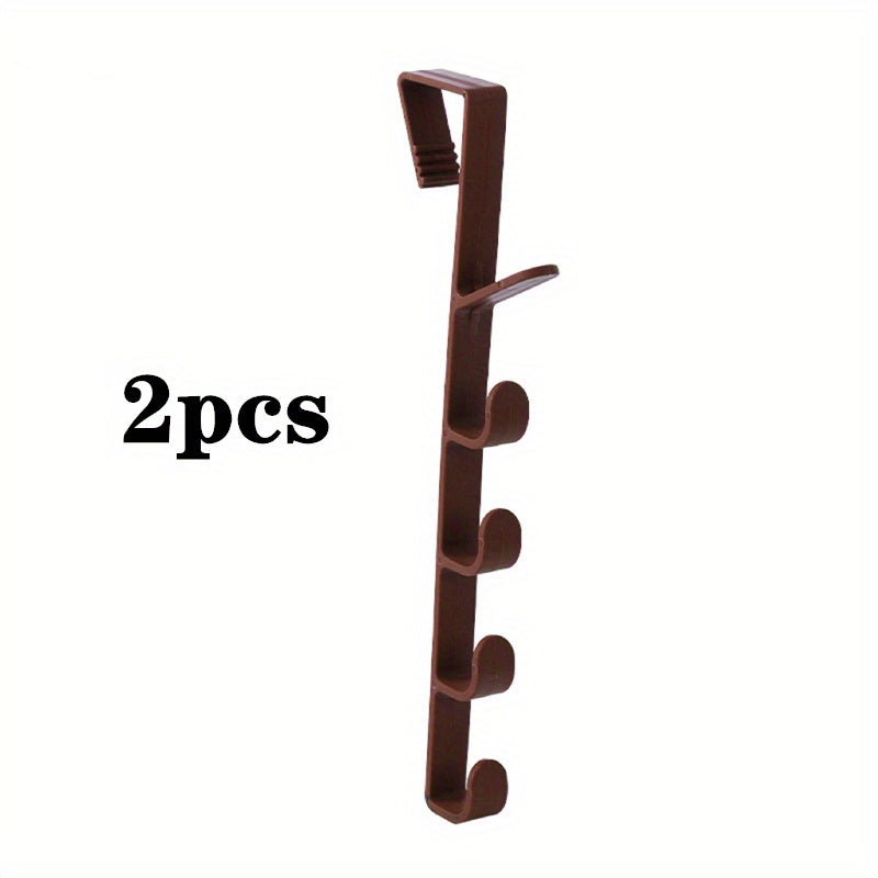 2pcs Clothes Hanger Coat Hook Door Back Hook Hanging Clothes Hanger