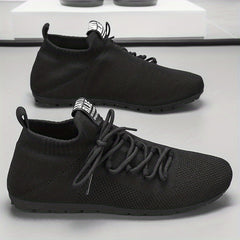 Men's Slip on Sock Sneakers Odor resistant Athletic Shoes