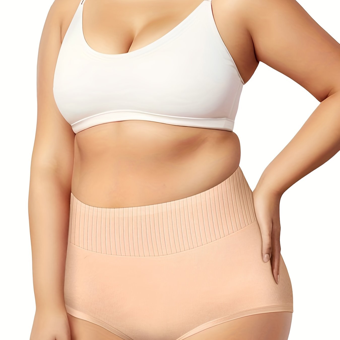 Solid High Rise Tummy Control Panty