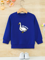 Kids 'Silly Goose' Graphic Sweatshirt