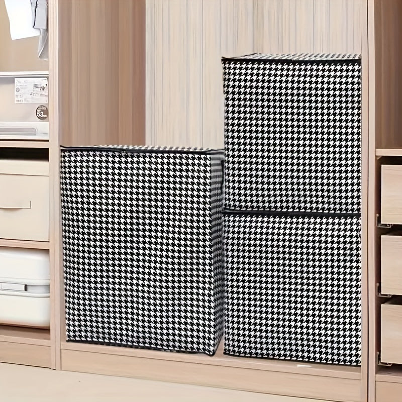 Large Capacity Clothes Storage Bag with Reinforced Handle for Blankets Bedding
