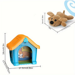 Interactive Pet House Playset for Kids Home Pretend Play Toy Gift Boys Girls