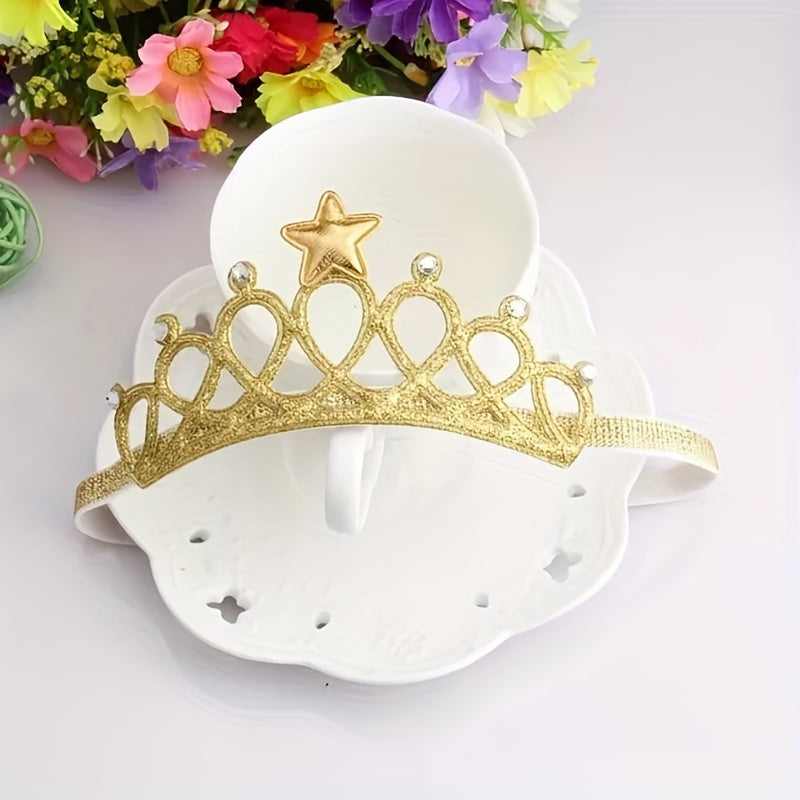 Cartoon Crown Headband Hair Accessories for Party Gift