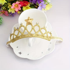 Cartoon Crown Headband Hair Accessories for Party Gift