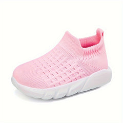 Boy's Breathable Slip On Sock Shoes Non Slip Soft Sole Sneakers
