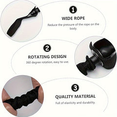 Abdominal Exercise Roller Resistance Bands Fitness Pull Rope
