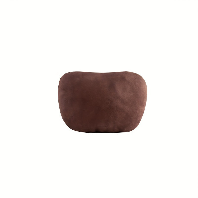 Suede Car Headrest Pillow Soft Car Neck Pillow