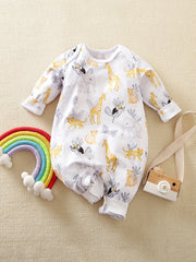 Animal Print Baby Bodysuit