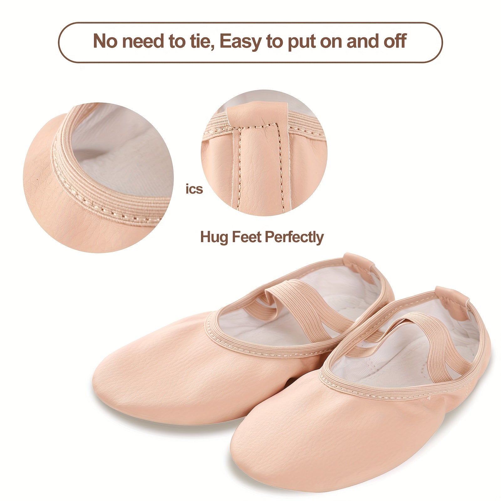 Soft Sole Ballet Shoes for Girls - Breathable Dance Training Shoes